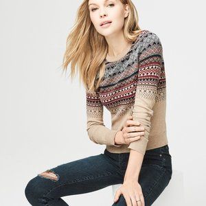 Aeropostale Mixed Pattern Raglan Sweater
